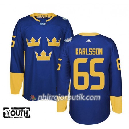 Sverige Tröja Erik Karlsson 65 World Cup 2016 Barn Lila Premier